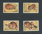 B500 Jamaica 1981 fauna Indian Coney Hutta 4v. MNH