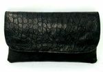 Soft Leather Tobacco Pouch Organizer with Space for Money Black