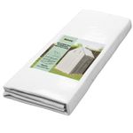 Outsunny Walk-in Greenhouse Cover Replacement with Door and Mesh Windows, White