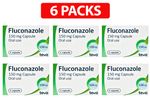 6 xOral Fluconazole 150mg Thrush Capsule Yeast Infection Antifungal Vaginal UK