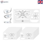 Self-Teaching Golf Club Face Stickers - Improve Shots with 120PCS Impact Tape