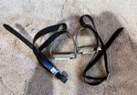 Cottage Craft & Wintec Horse Stirrups Pair with Stirrup Leathers 11.5cm/4.5"