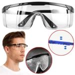 Safety Glasses Clear Anti-Fog & Anti-Scratch Eye Protection Work/Lab Goggles