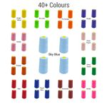 4X5000 YARD SEWING THREAD TKT120  SPUN POLYESTER INDUSTRIAL OVERLOCKING 40+ COLS