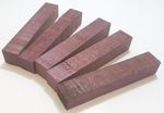 Purpleheart Pen Blanks - pack of 5 for Woodturning