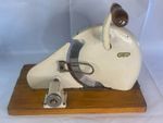 Vintage Peter Dienes PeDe Hand Crank Food Meat Slicer Wood Piece - Germany