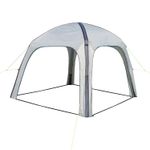 Inflatable Shelter Durable- Carry Bag Fast Easy Inflate 3m x 3m Grey