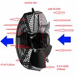 Axial Fan Motor Condenser Evaporator  Commercial  630mm Suction,630S-G