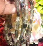 Natural Smoky Quartz Beads , Cuboid,  undyed ,