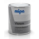 MIPA VICROM Ready Mixed Silver Alloy Wheel Paint Chrome Effect Basecoat 1L