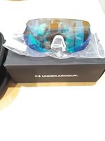 MINT CONDITION Under Armour REFLECTIVE BLUE Sunglasses NEVER USED RETAIL £170