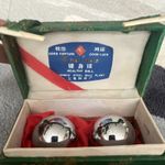 Vintage pair of Chinese Baoding health ball