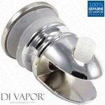 Di Vapor (R) Floating Glass Shelf Bracket Clamp Clip | 5mm to 8mm Glass Door UK