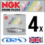 4x NGK CR9EIA-9 Laser Iridium Spark Plugs For SUZUKI GSX-R750 K8-K9, L0-L6 08>