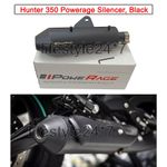 Royal Enfield "Powerage Exhaust Silencer, Matt Black" For Hunter 350