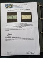 GB QV Stamp.  1883- 1881 High Values £1 Green.  1898 with Certificate