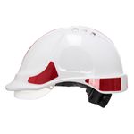Portwest red safety helmet hard hat reflective sticker pack - one sheet #PA91