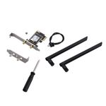 Intel AX210 Tri-band wifi Bluetooth Card WiFi 6E Adapter 5000Mbps For Desktop