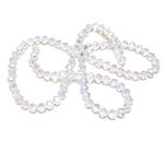 Clear Czech Crystal Beads Faceted Round 6mm AB Strand Of 80+