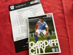 Cardiff City v  Stockport Matchday Programme 24/1/2026 &  FREE TEAMSHEET