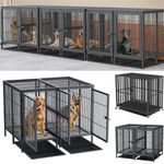 Jumbo Portable XX-Large Dog Cage Heavy Duty Metal Frame Pet Playpen Crate Kennel