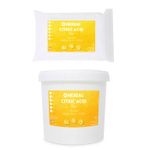 Hexeal Citric Acid 250g - 25kg Bag or Bucket – Food Grade Fine