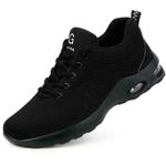 MENS WOMENS LIGHTWEIGHT STEEL TOE CAP SAFETY ABSORBING TRAINERS BOOT SHOES