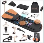 Foldable Pilates Reformer Machine with Timer All-in-One Pilates Reformer