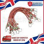 10 BUNGEE CORDS 10" SMALL MINI BIKE CAMPING ELASTIC STRAP WITH HOOKS STRETCH