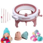 48 Needles Knitting Machine Round Hand Weaving Loom DIY Scarf Hat Kids Toy Gift