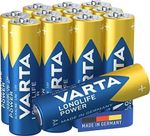 24 x Varta Longlife Mignon AA Battery  - G5