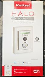 Kwikset Halo Touch Fingerprint Wi-Fi Smart Lock Satin Nickel