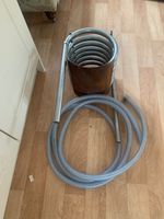 Hot tub heating coil off grid