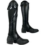 AK Sporty Soft Full Grain Leather Horse Riding Half Chaps with Snug Fitting