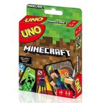MINECRAFT UNO Playing Card Game Family Childrens and kids Friends Party