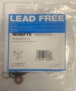 Watts RK SS009-RV 1/2” Relief Valve Rubber Parts Repair Kit (LEAD FREE)