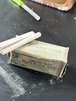 Chandtara Organic Saleti Slate Chalk Pencil Natural, Indian Pack Of 5