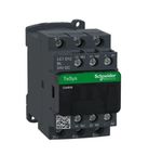 Schneider Electric LC1D Contactor, 24V dc Coil, 3-Pole, 12 A, 5.5 kW 24V dc, 3 N