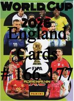 England Panini Adrenalyn XL World Cup 2026 Cards # 166-177