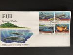 FIJI 1998 SPERM WHALE SET ON FIRST DAY COVER