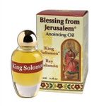 King Solomon Anointing Holy Oil Bottle 12 ml / 0.4 Oz from Holyland Jerusalem