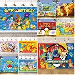 P0kem0n  Birthday Party Photography Background Backdrop Studio Decor Gift