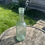 Vintage Old Glass Bottle Hyde Denton & Glossop Mineral Water (G1)