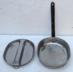 Vintage WW2 US Army M1942 Mess Kit Meat Can Stainless Steel 1944 MA Co Dated