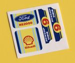 MATCHBOX SUPERFAST No.9 ESCORT RS2000 'Shell' sticker decal reproductions