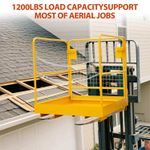 36x36" 1200lbs Heavy Duty Forklift Safety Cage Forklift Man Basket Platform