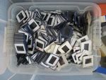 COLLECTION OF 75 x VINTAGE PHOTOGRAPHIC SLIDES (COUNTED OUT AT RANDOM (J5)