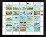 M263 South Africa 1993 SG779a Aviation. A complete sheetlet of 25. UMM Cat £17