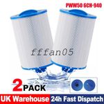 2pcs Compatible Filter PWW50 SPA Hot Tub Filters 6CH-940 Superior Spas Pool UK