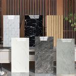 60 Pack Self-Adhesive Wood Marble Tiles Sticker Stick On Wall Kitchen Bathroom